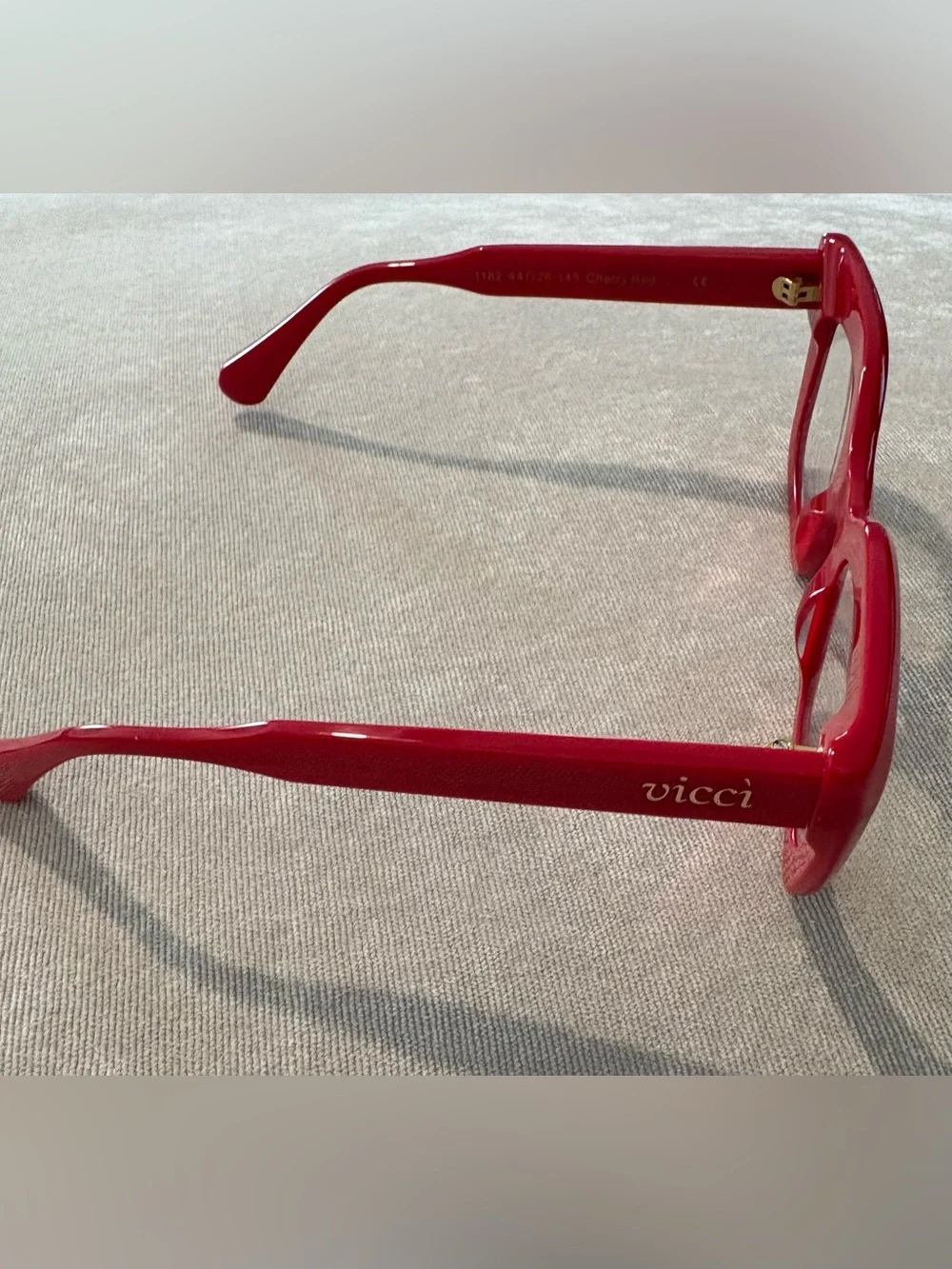 Vicci Eyewear Sofia Frames – Cherry Red [Excellent Condition / Like New]